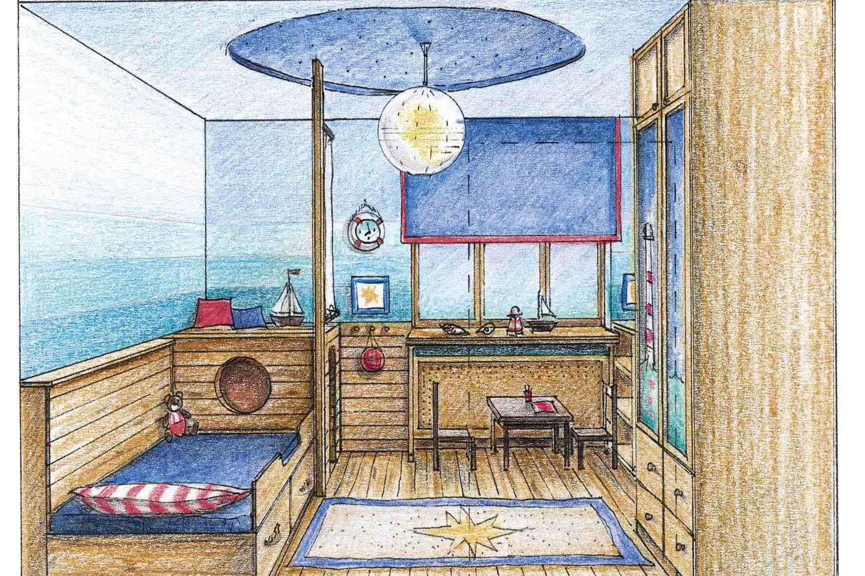 Gyermekszoba - Marci kapitány szobája
