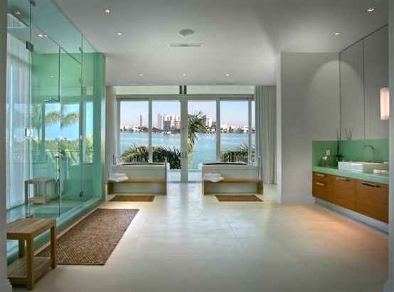 Egy vízparti ház, saját szigettel - Miami Beach, USA 