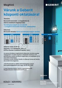 Geberit oktatás