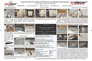 Indecor® Polidecor® - STANDARD XPS álmennyezet szigetek