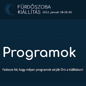 Év fürdőszobája 2022.- programok