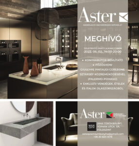 Aster Prémium Konyhagyár üzletnyitó party