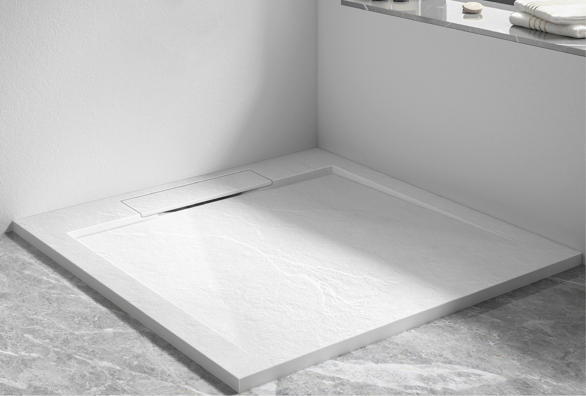 AREZZO Design - STONE öntött márvány zuhanytálca