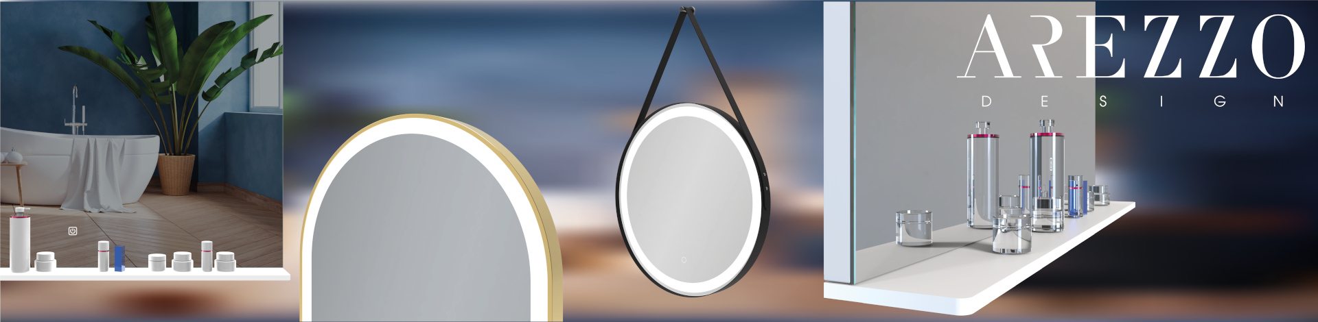AREZZO design - LED okos tükrök