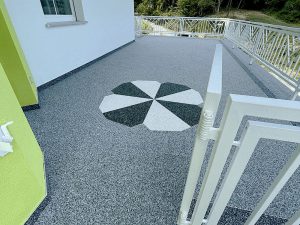 Murexin Kft. - Kőszőnyeg lerakása Murexin anyagokkal