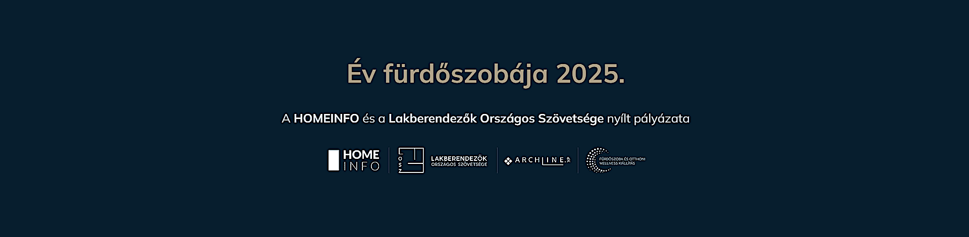 Év Fürdőszobája 2025 - pályázat