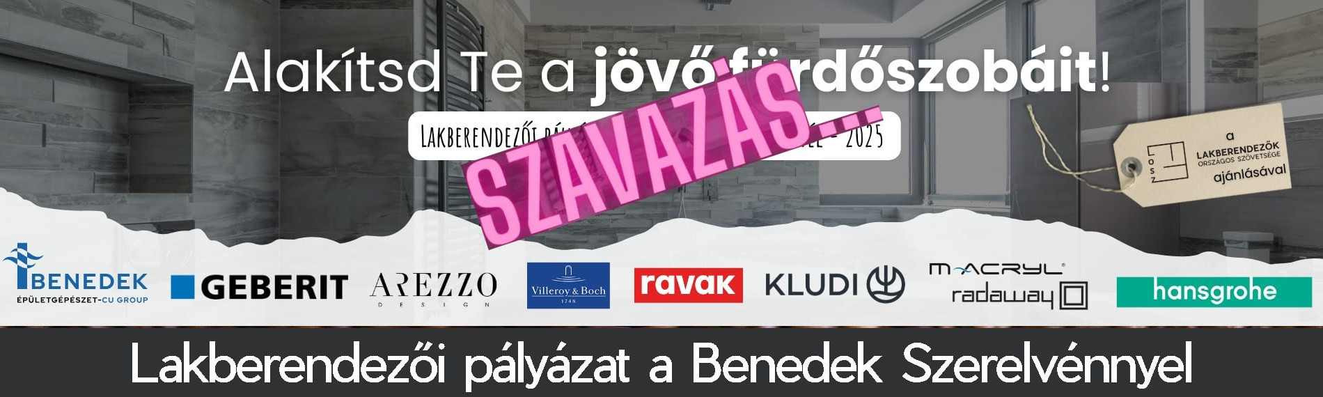 Alakítsd Te a jövő fürdőszobáit! - közönségszavazás