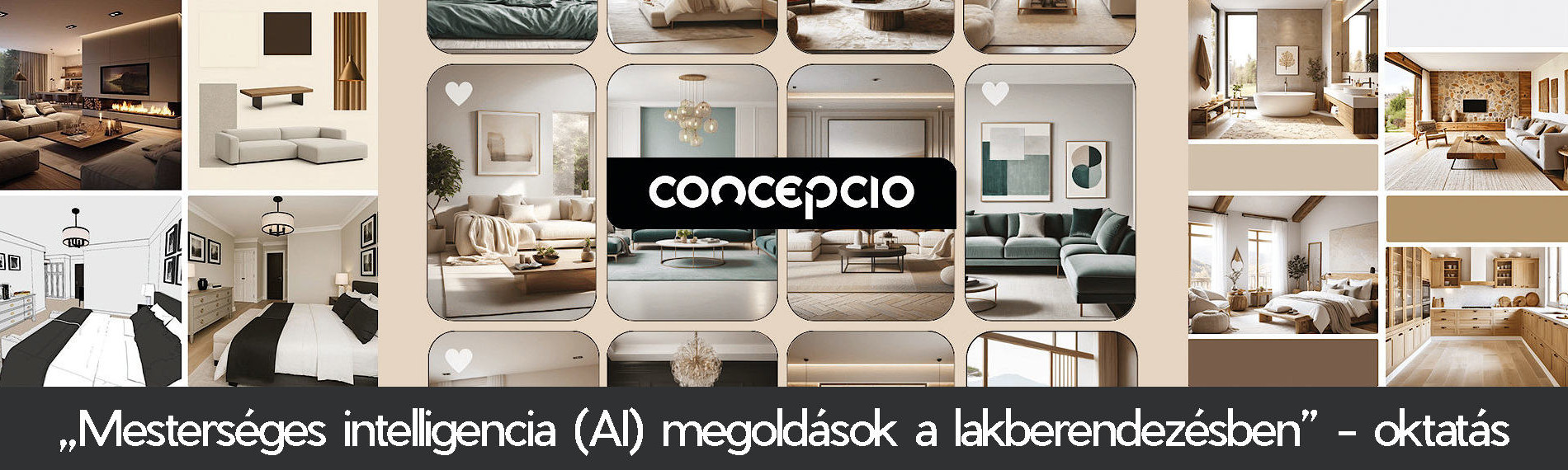 „Mesterséges intelligencia (AI) megoldások a lakberendezésben” - oktatás a Concepcio Showroomban