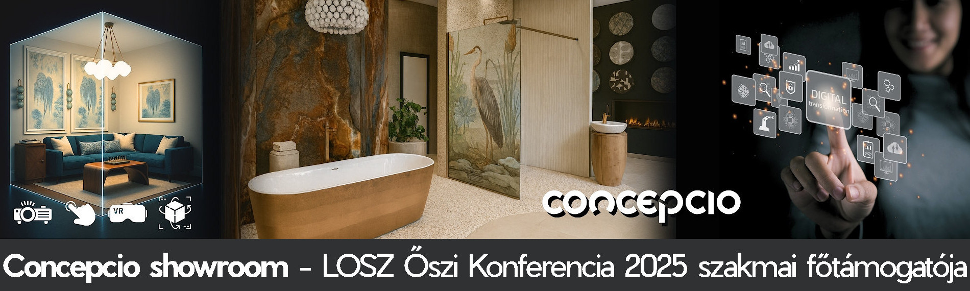 Concepcio showroom - LOSZ Őszi Szakmai Konferencia 2025 névadó főszponzor