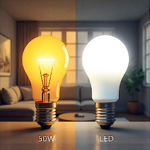 Deborah Lámpastúdió - LED technológia vs. halogén fényforrások