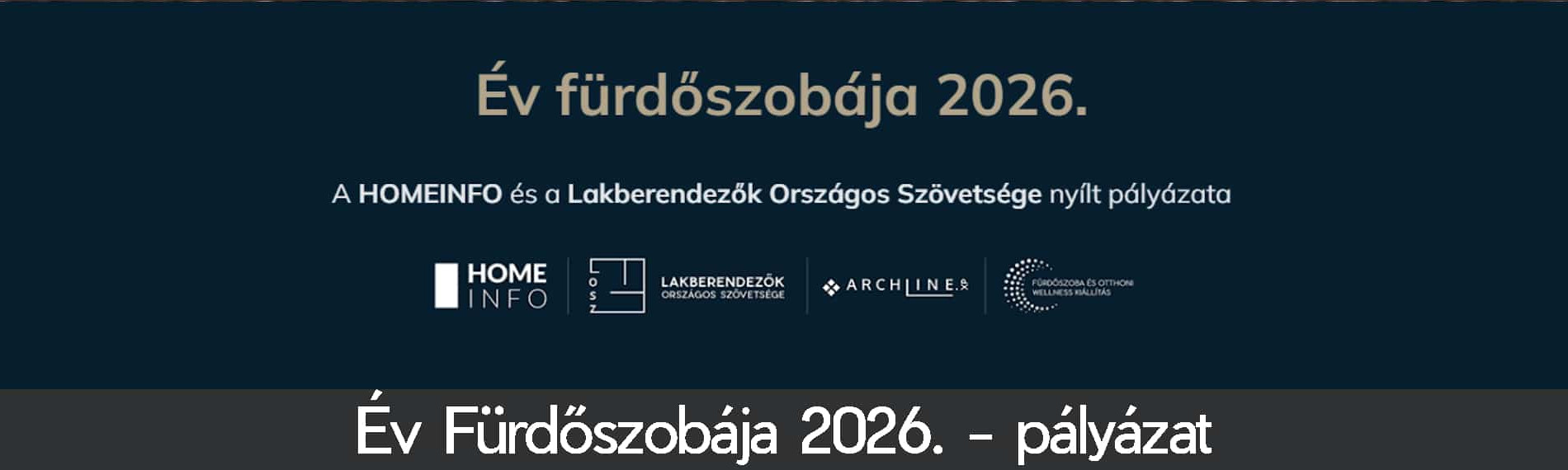 Év fürdőszobája 2026. pályázat