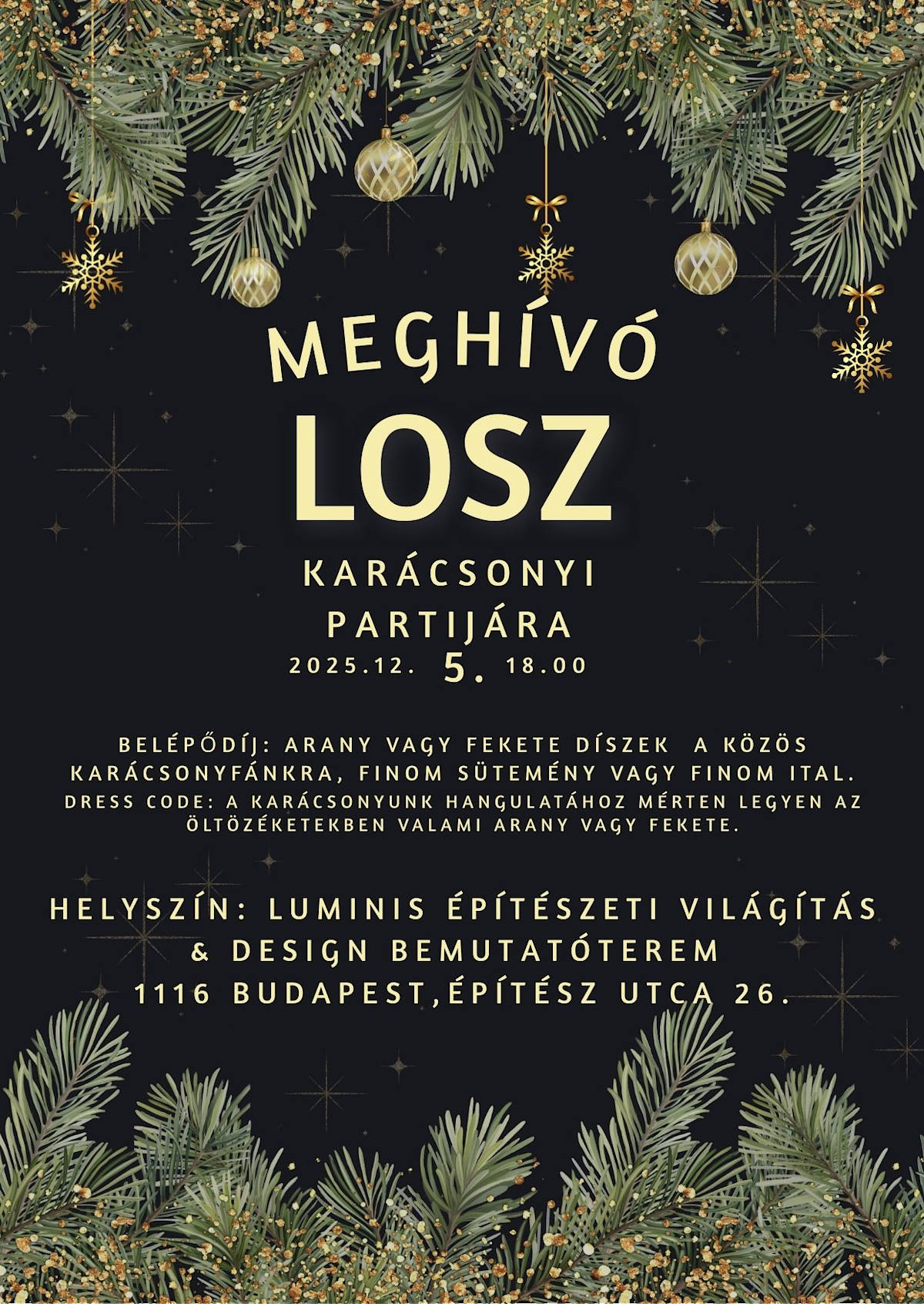 LOSZ Karácsonyi Parti - 2025