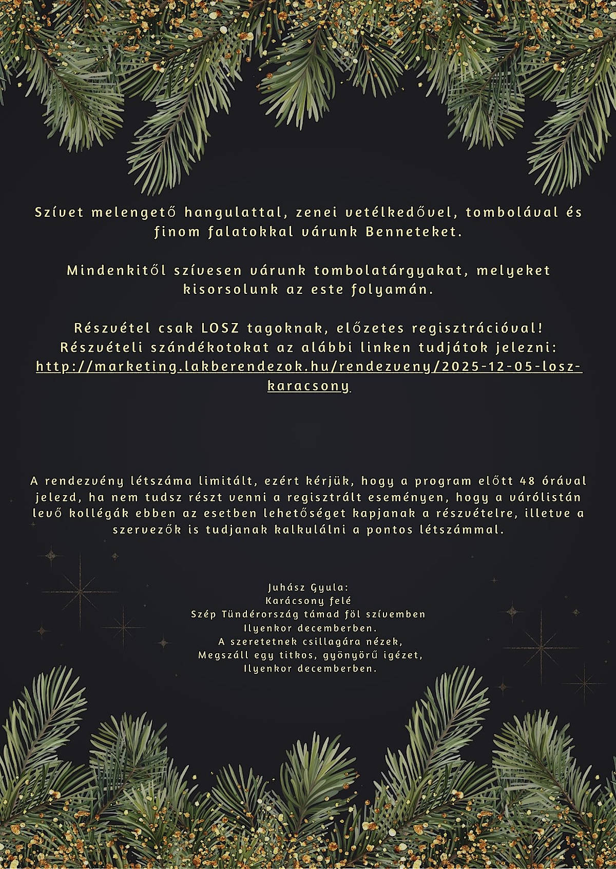 LOSZ Karácsonyi Parti - 2025