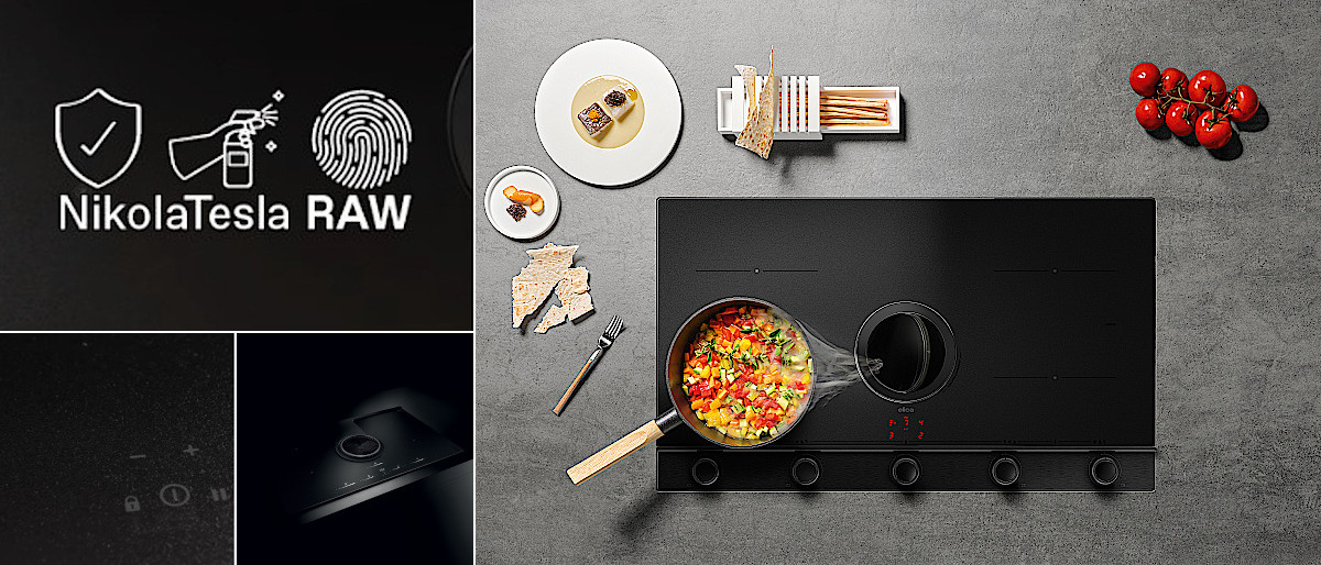 Multikomplex Budapest - Elica NikolaTesla RAW: A főzőlap, amely forradalmasítja az elszívást és a főzést.