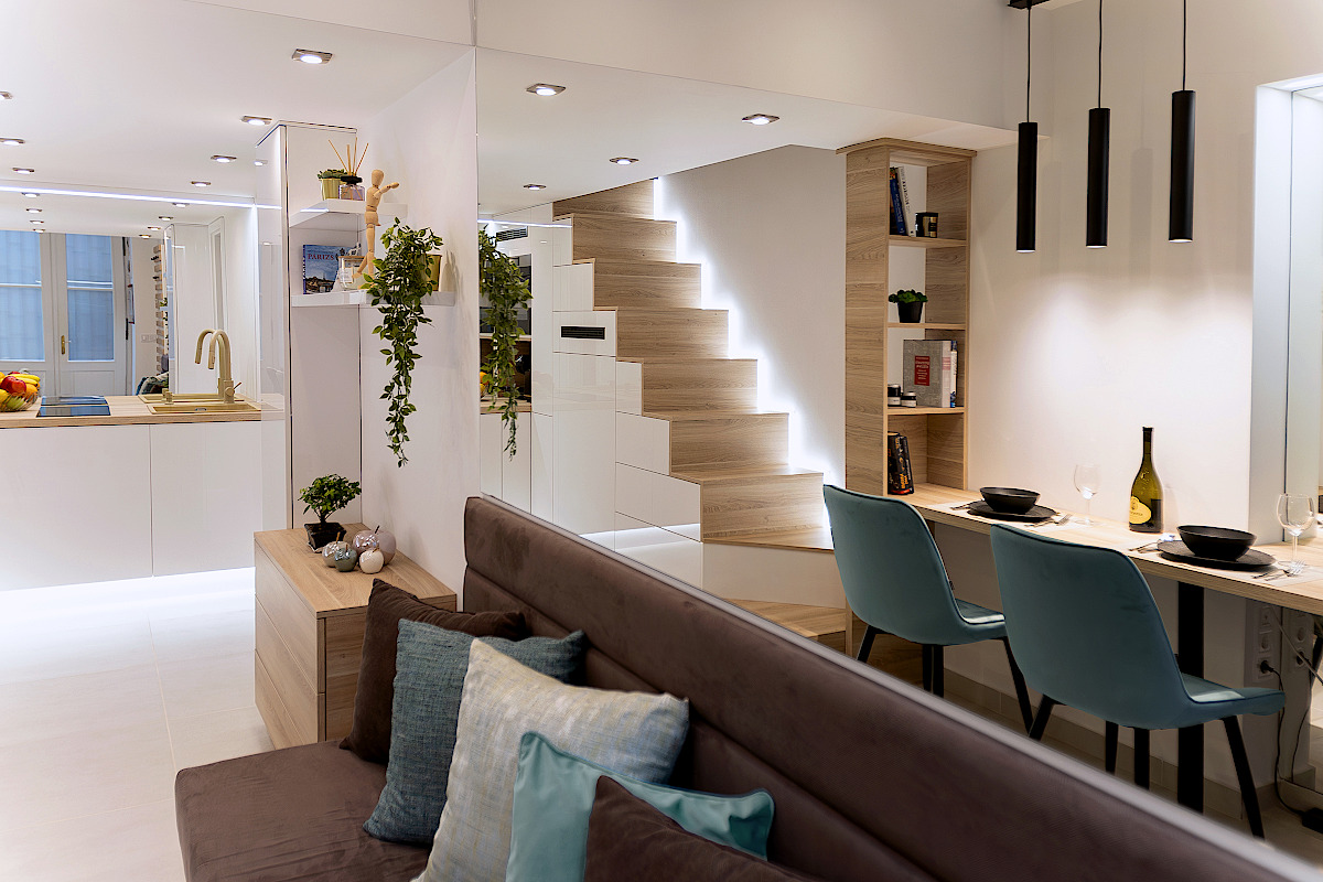 Sallak Andrea-Bravúr 15 négyzetméteren a Vízivárosban