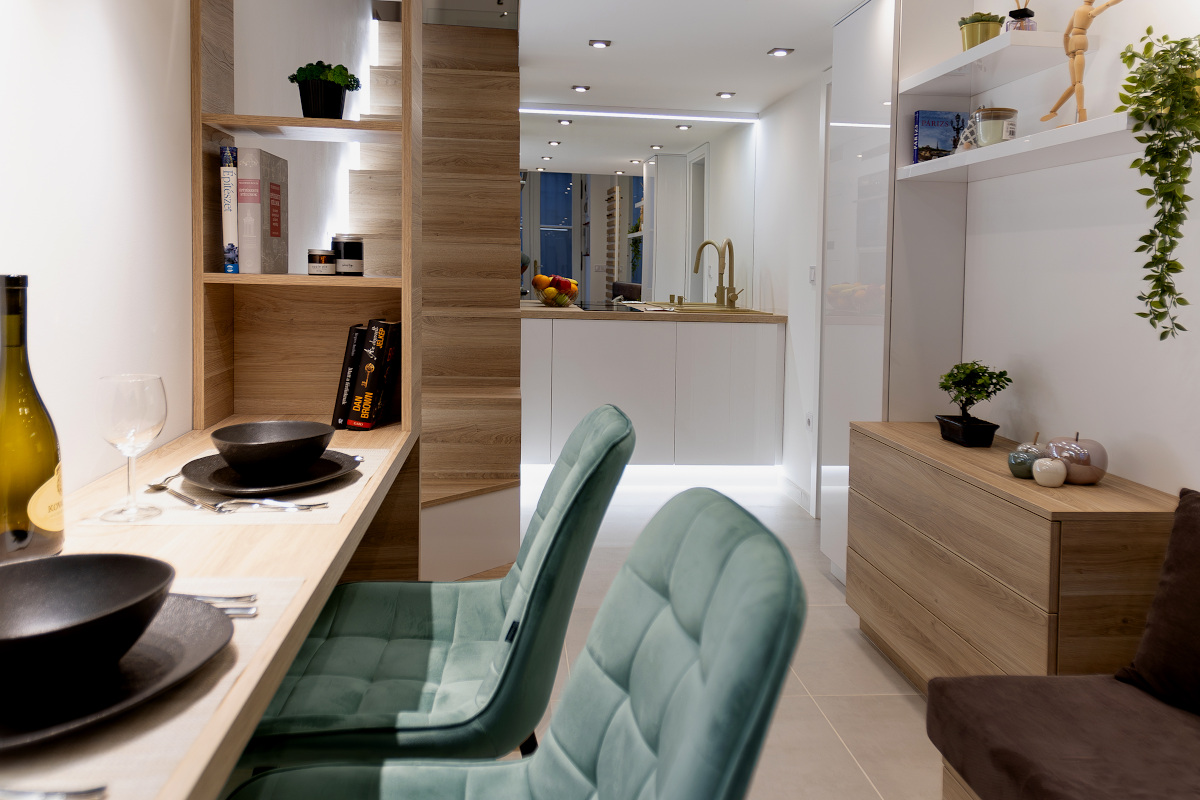 Sallak Andrea-Bravúr 15 négyzetméteren a Vízivárosban