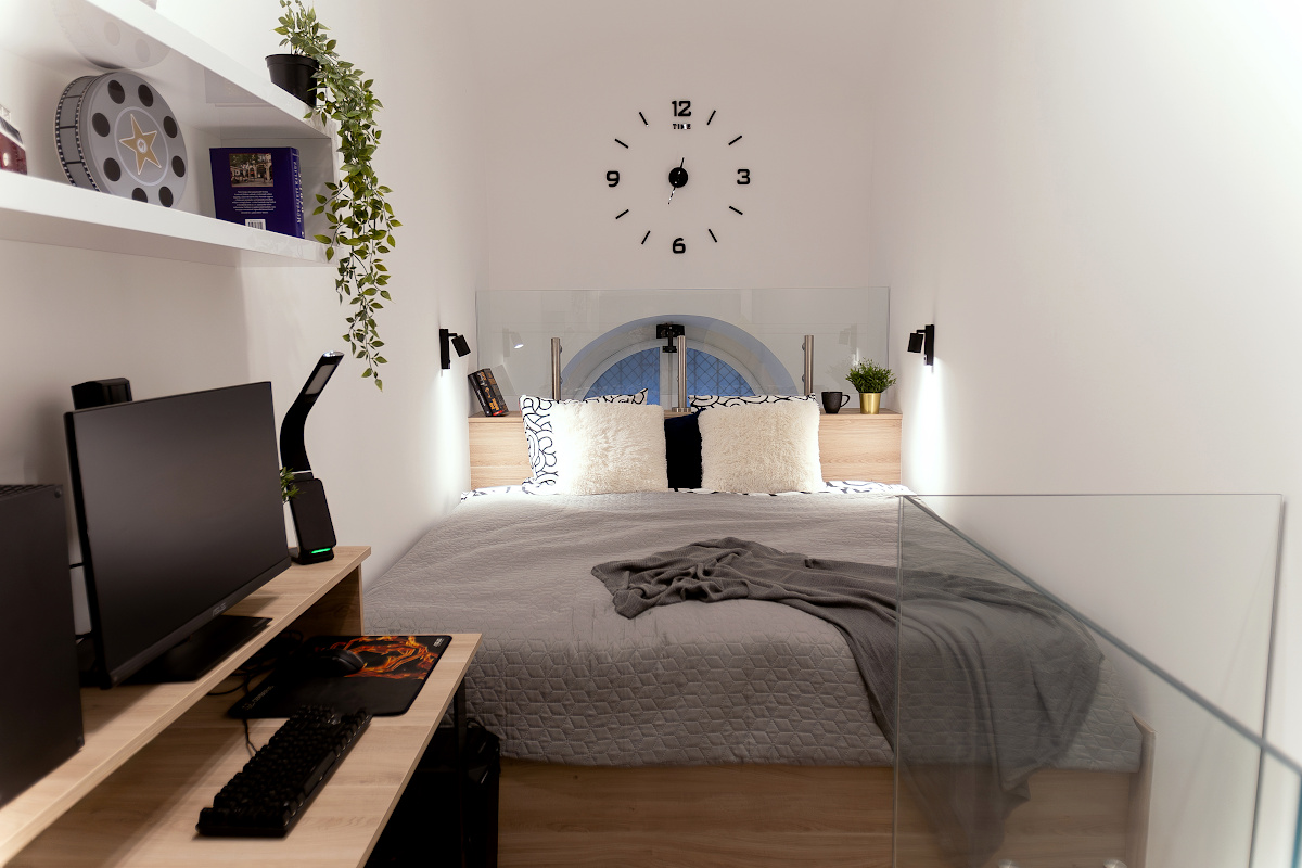 Sallak Andrea-Bravúr 15 négyzetméteren a Vízivárosban