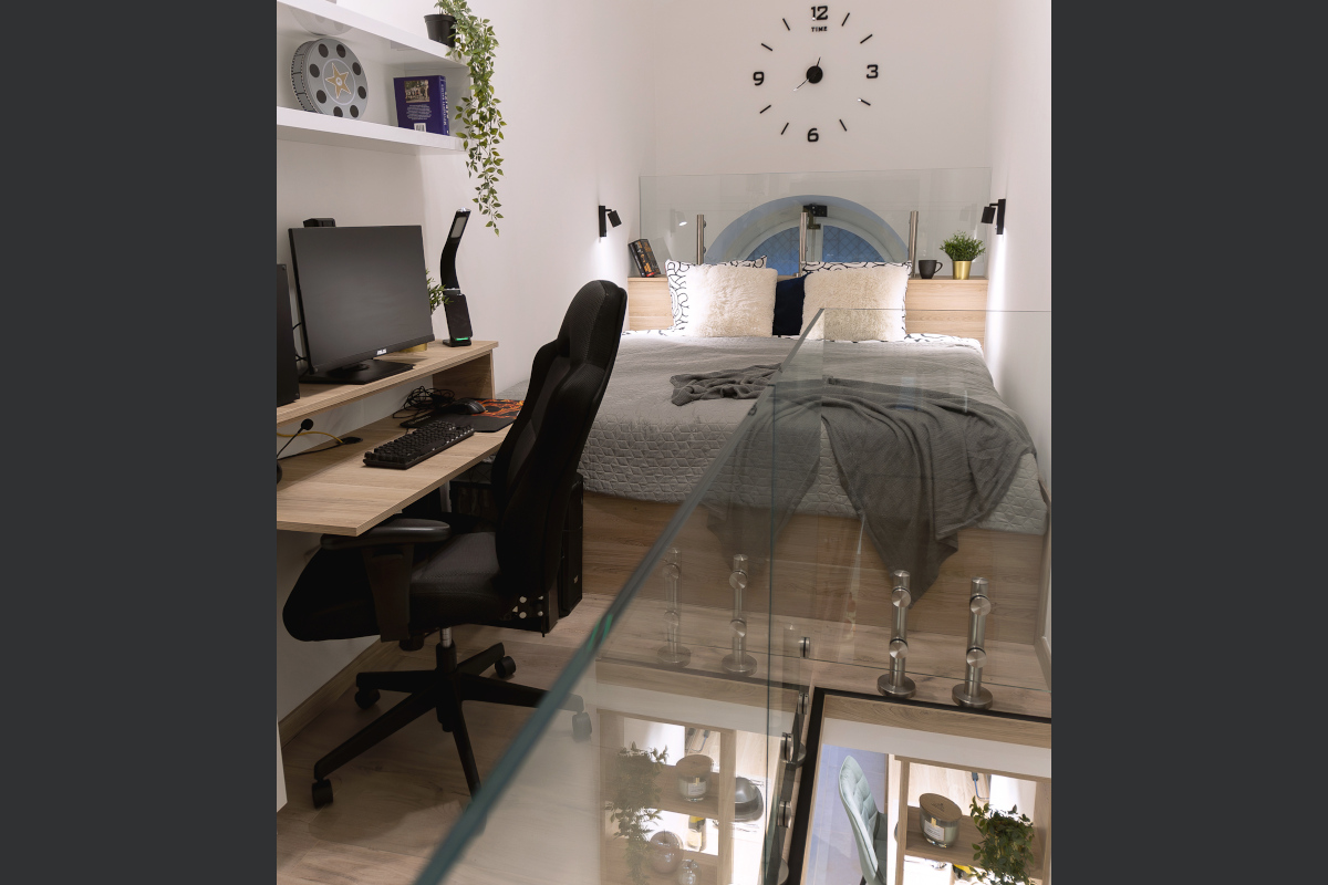 Sallak Andrea-Bravúr 15 négyzetméteren a Vízivárosban