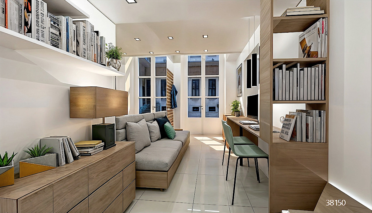 Sallak Andrea-Bravúr 15 négyzetméteren a Vízivárosban