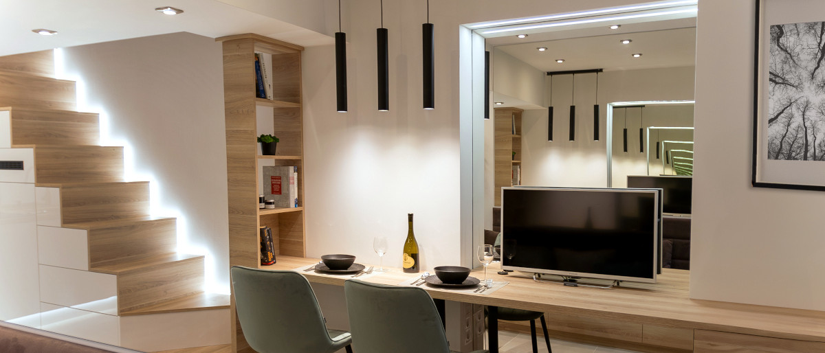 Sallak Andrea-Bravúr 15 négyzetméteren a Vízivárosban