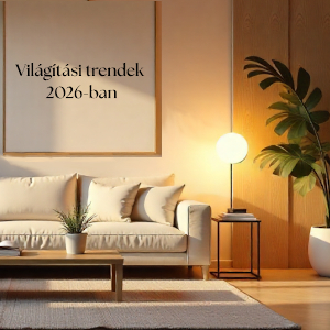 Deborah Lámpastúdió - Világítási trendek 2026-ban