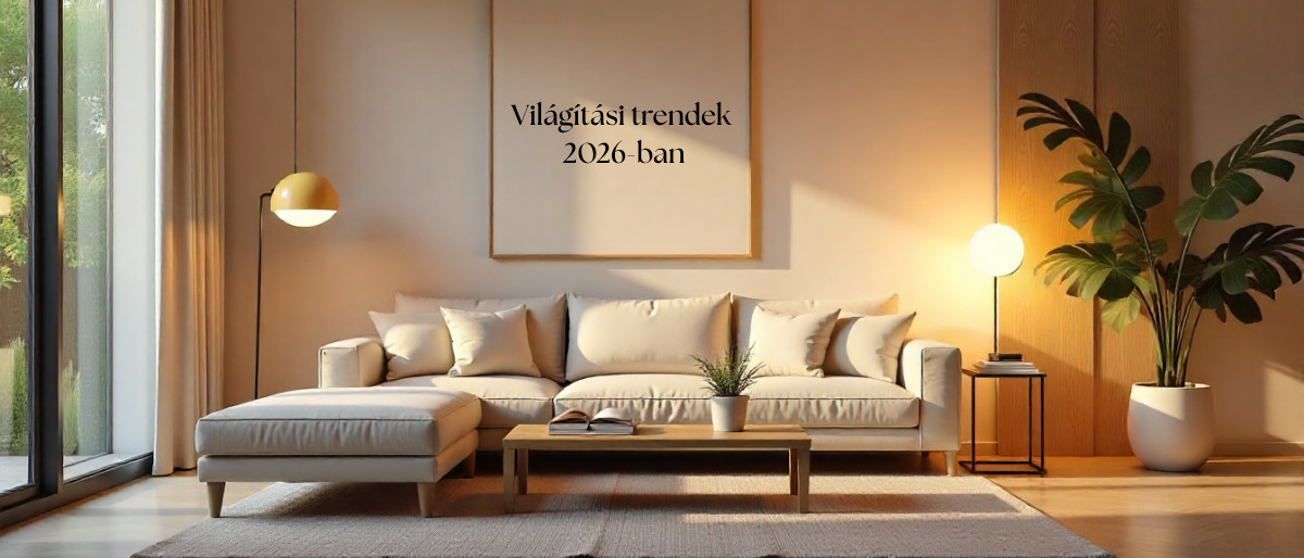 Deborah Lámpastúdió - Világítási trendek 2026-ban