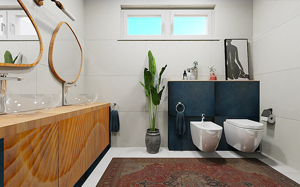 Jankovics Éva - Eklektikus fürdőszoba