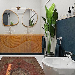 Jankovics Éva - Eklektikus fürdőszoba