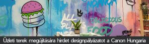 Üzleti terek megújítására hirdet designpályázatot a Canon Hungaria