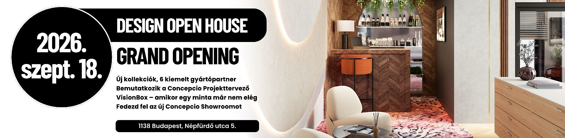 Megnyílik az új Concepcio Showroom