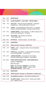 LOSZ Őszi Konferencia 2026-Programok