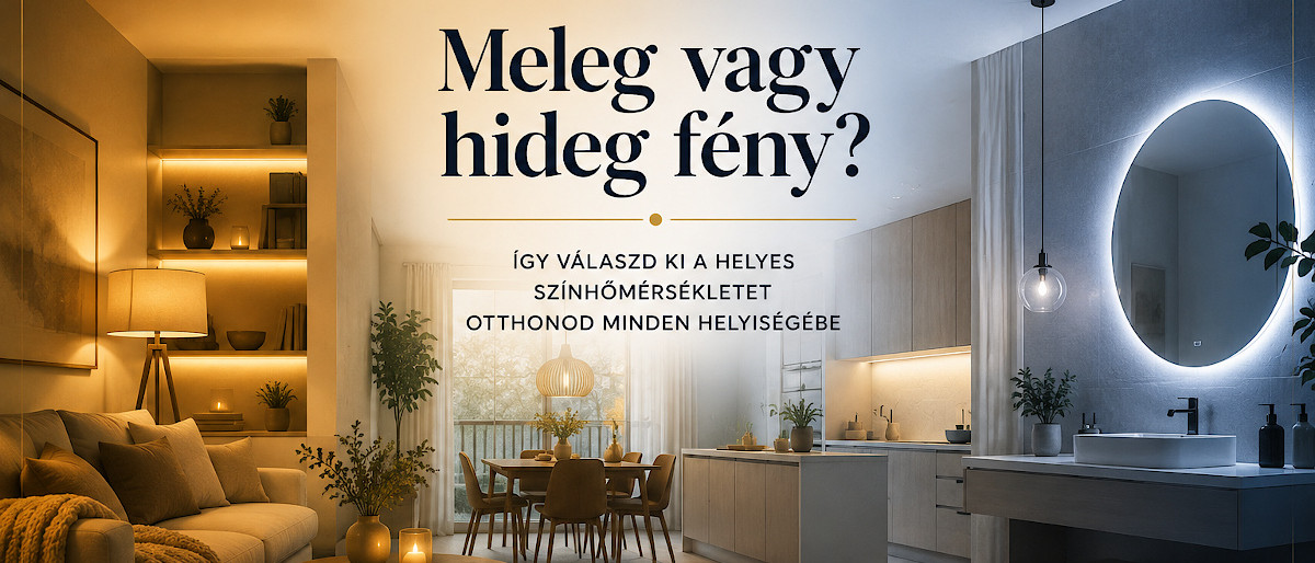 Deborah Lámpastúdió - Meleg vagy hideg fény? Így válaszd ki a helyes színhőmérsékletet otthonod minden helyiségébe