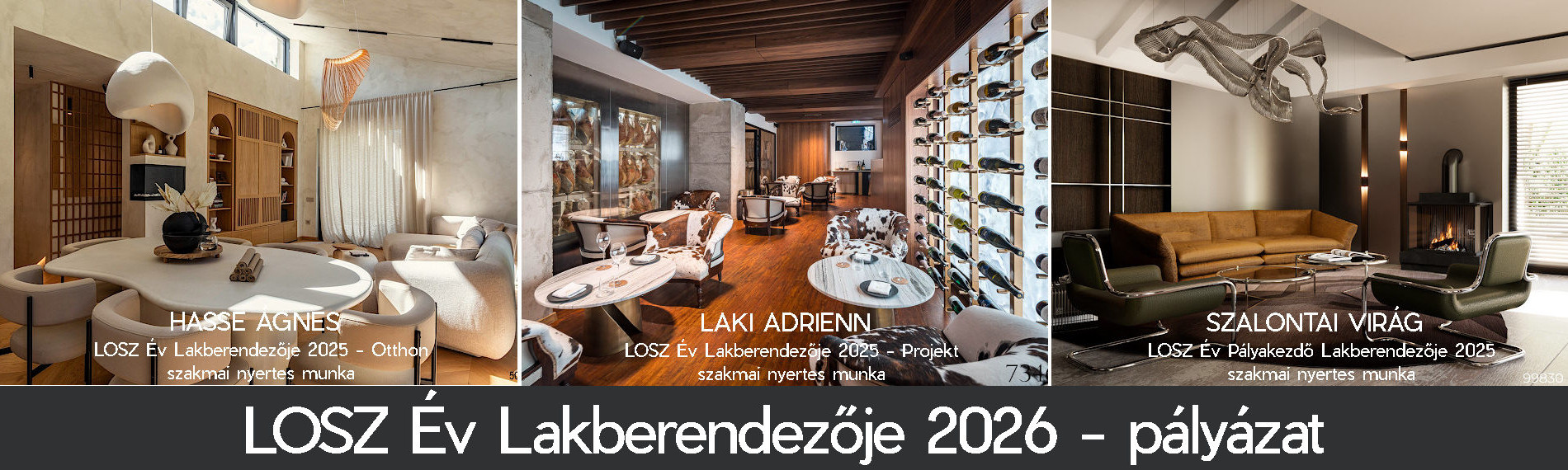 LOSZ Év Lakberendezője 2026 pályázat