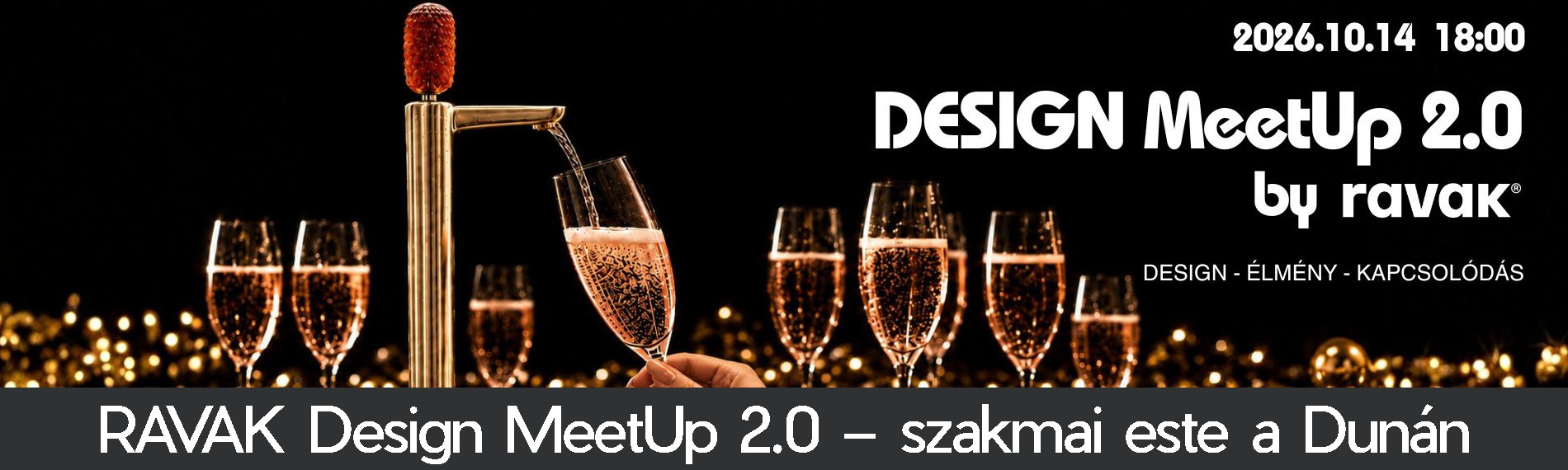 RAVAK Design MeetUp 2.0 – szakmai este a Dunán