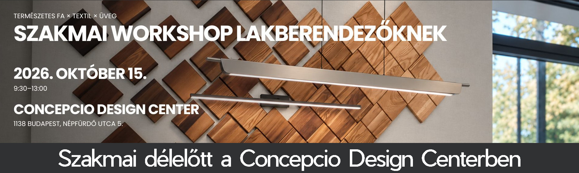 Szakmai délelőtt a Concepcio Design Centerben