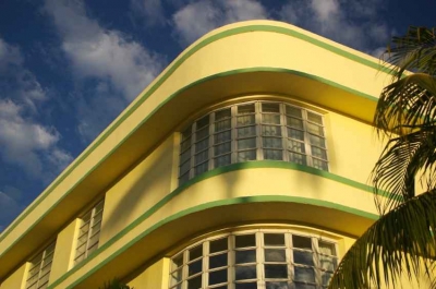 Art Deco házak - Miami Beach, Florida, USA