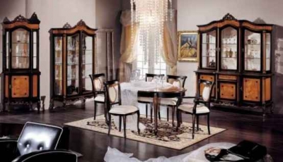 Design bútor - Luxus étkező-garnitura Olaszországból 
